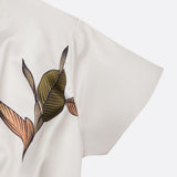 Aura | Vestido Satén Botánico