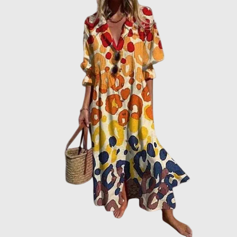 Zariah | Elegáns Bohém Maxi Ruha