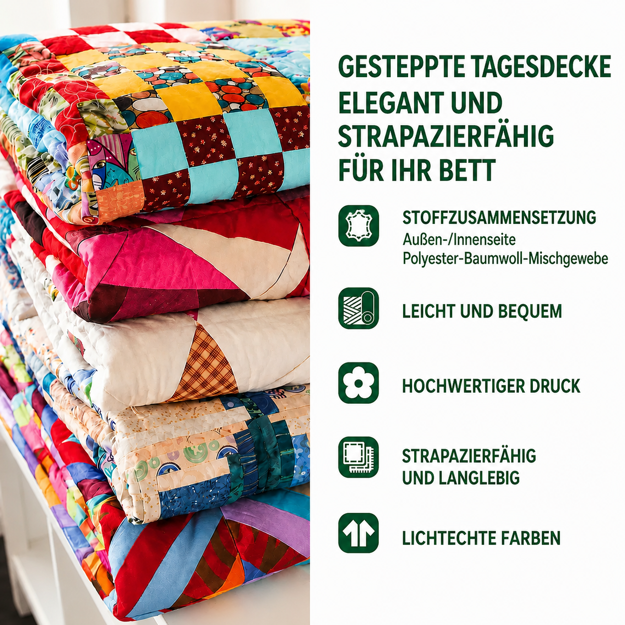 3 részes steppelt ágyneműszett – Életfa