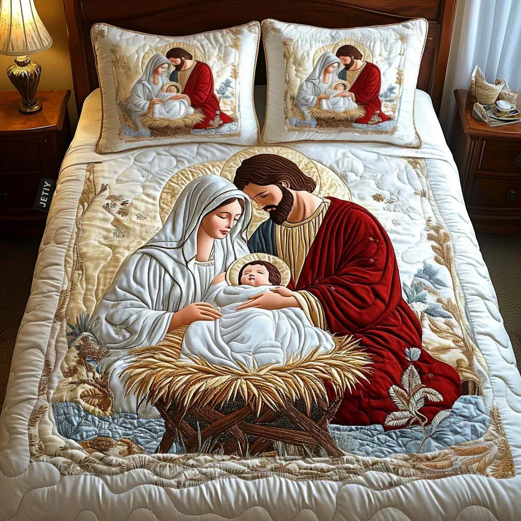 3 részes steppelt ágyneműszett – Weihnachtszauber
