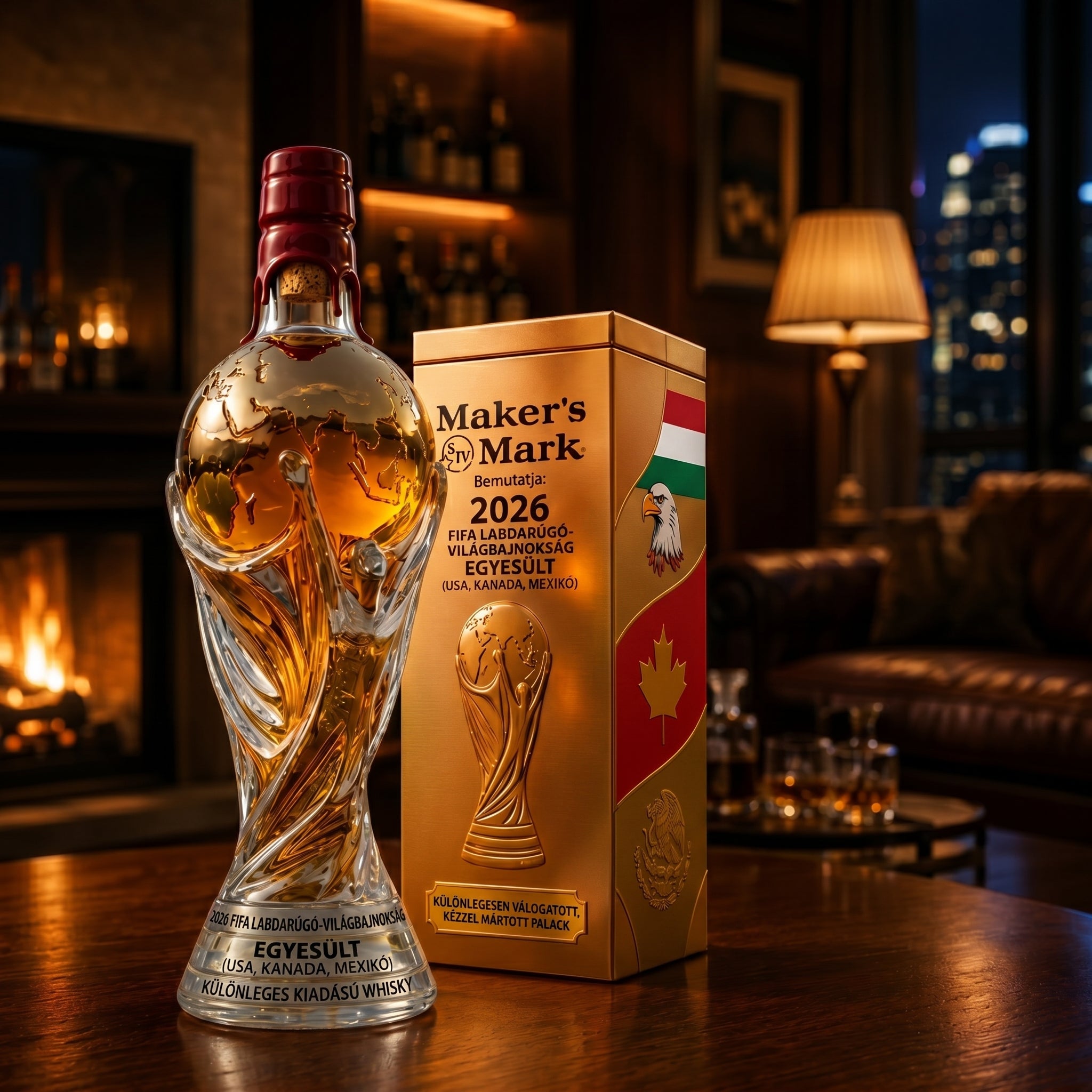 Whisky palack - Világbajnokság 2026 kiadás