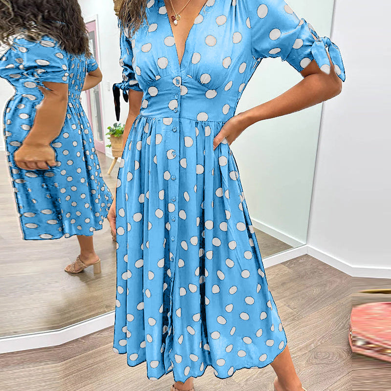 Monique™ | Elegáns Pöttyös Ruha