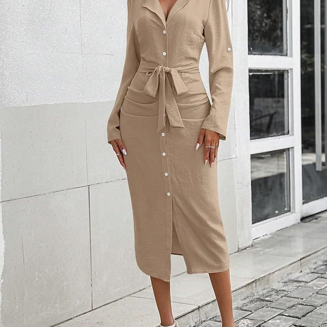 Olivia™ - Elegáns, gombos ruha