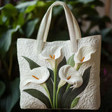 Handgemaakte Gequilt Schelp Tas Wit