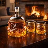 Whisky Üveg - Üveg és Pohár Készlet