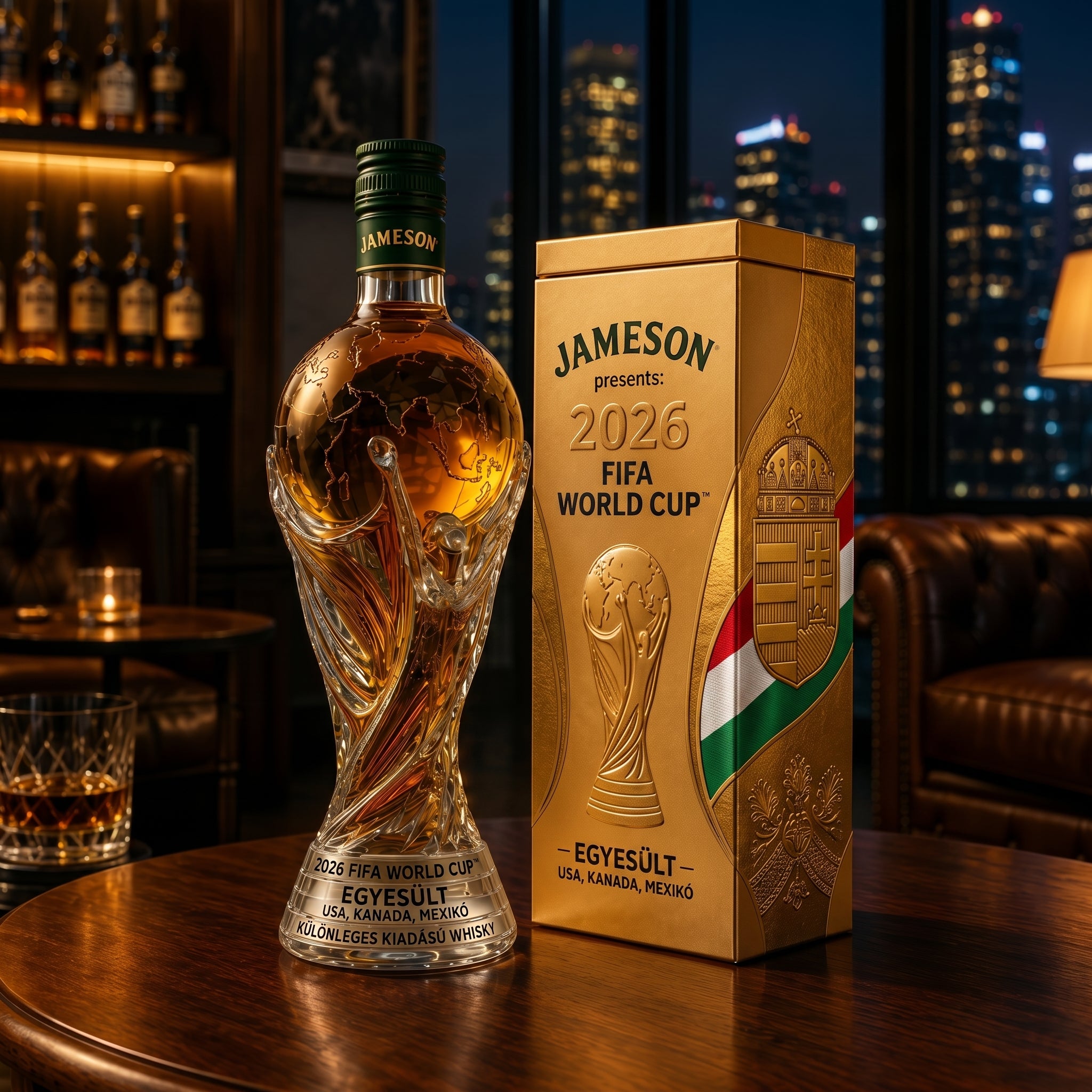 Whisky palack - Világbajnokság 2026 kiadás