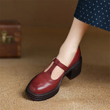 Natalie | Vastag sarkú pumps