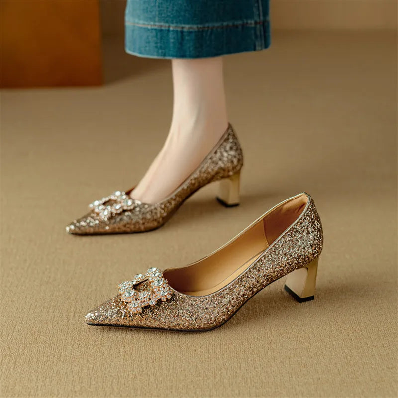 Josephine | Csillámos pumps
