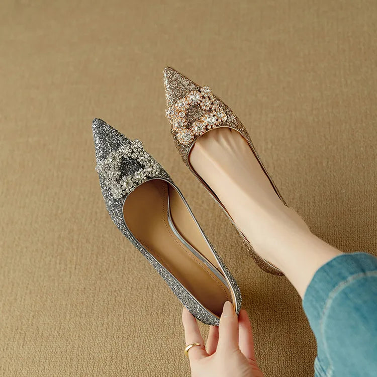 Josephine | Csillámos pumps