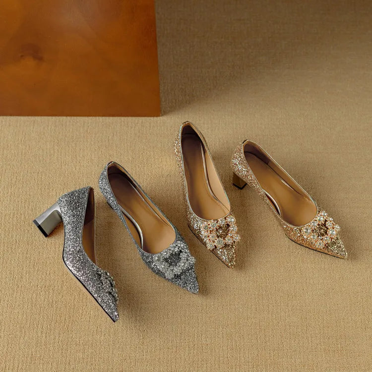 Josephine | Csillámos pumps