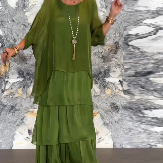 Lara – Elegáns, Hosszú, Laza Stílusú Ruha