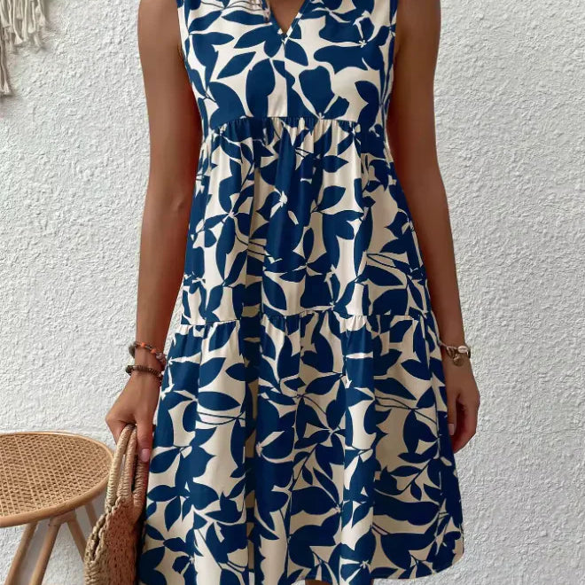 Jana™ ujjatlan ruha virágmintával