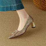 Josephine | Csillámos pumps