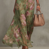 Livia™| Vestido maxi halter floral elegante