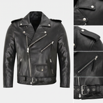 Felix | Bőrhatású biker dzseki – 2. kép