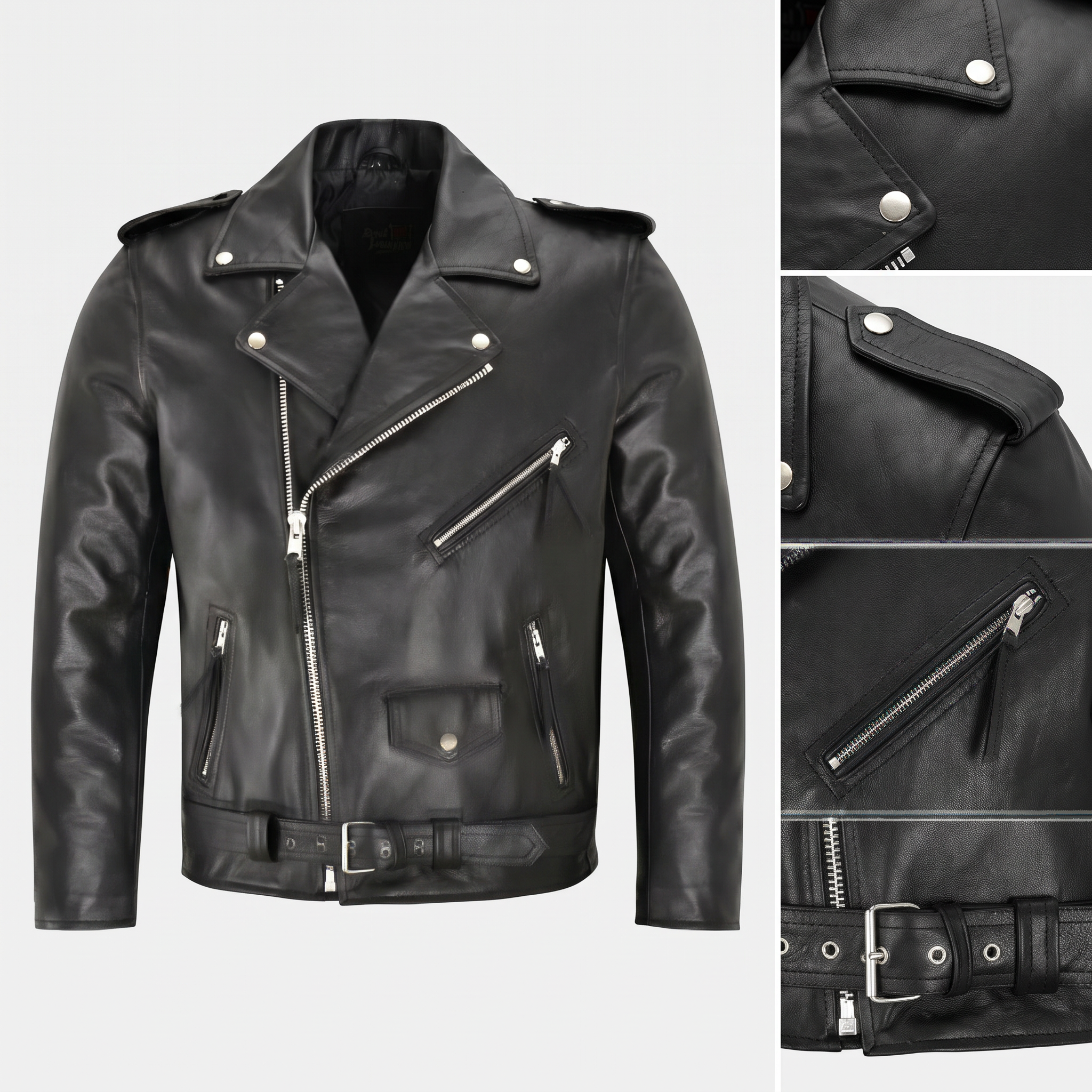 Felix | Bőrhatású biker dzseki – 2. kép