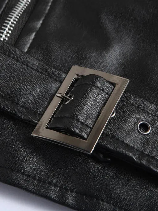 Felix | Bőrhatású biker dzseki – 7. kép