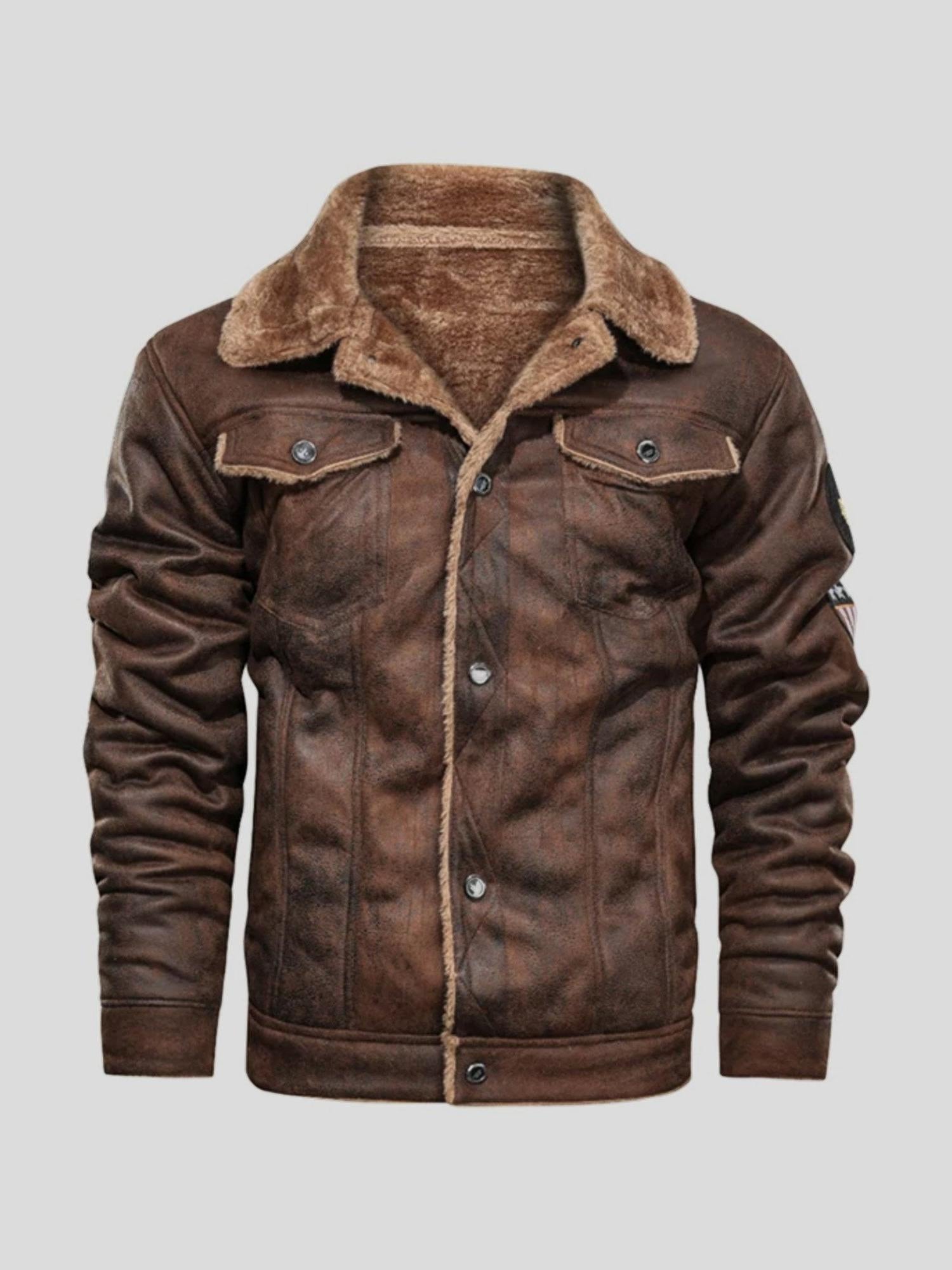 Arnulf | Vintage dzseki teddy gallérral – 6. kép