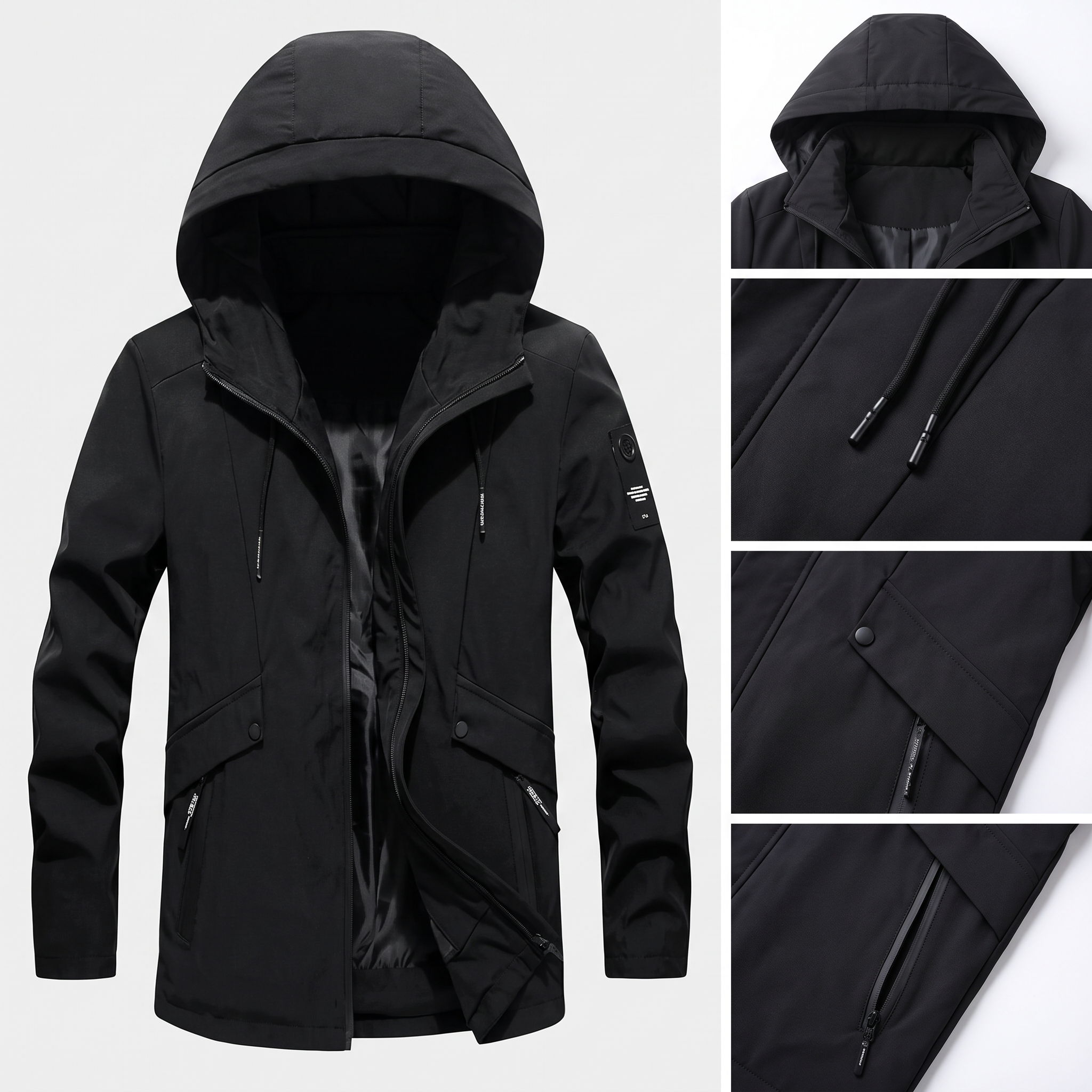 Gunnar | Sportos kapucnis outdoor dzseki – 2. kép