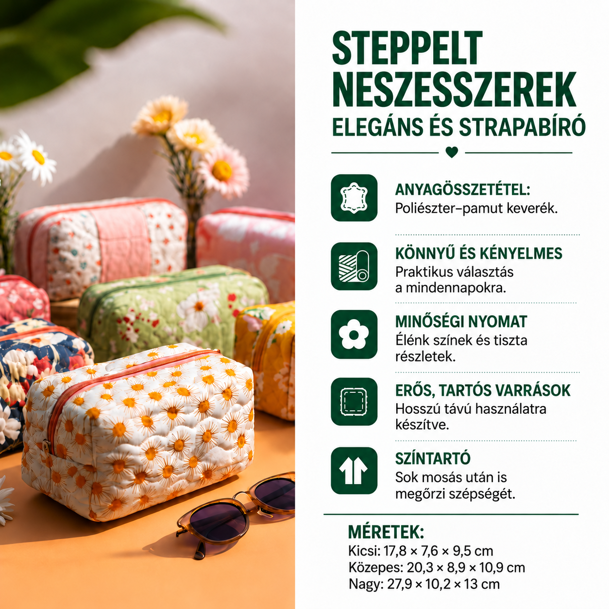 Steppelt neszesszer – termékjellemzők