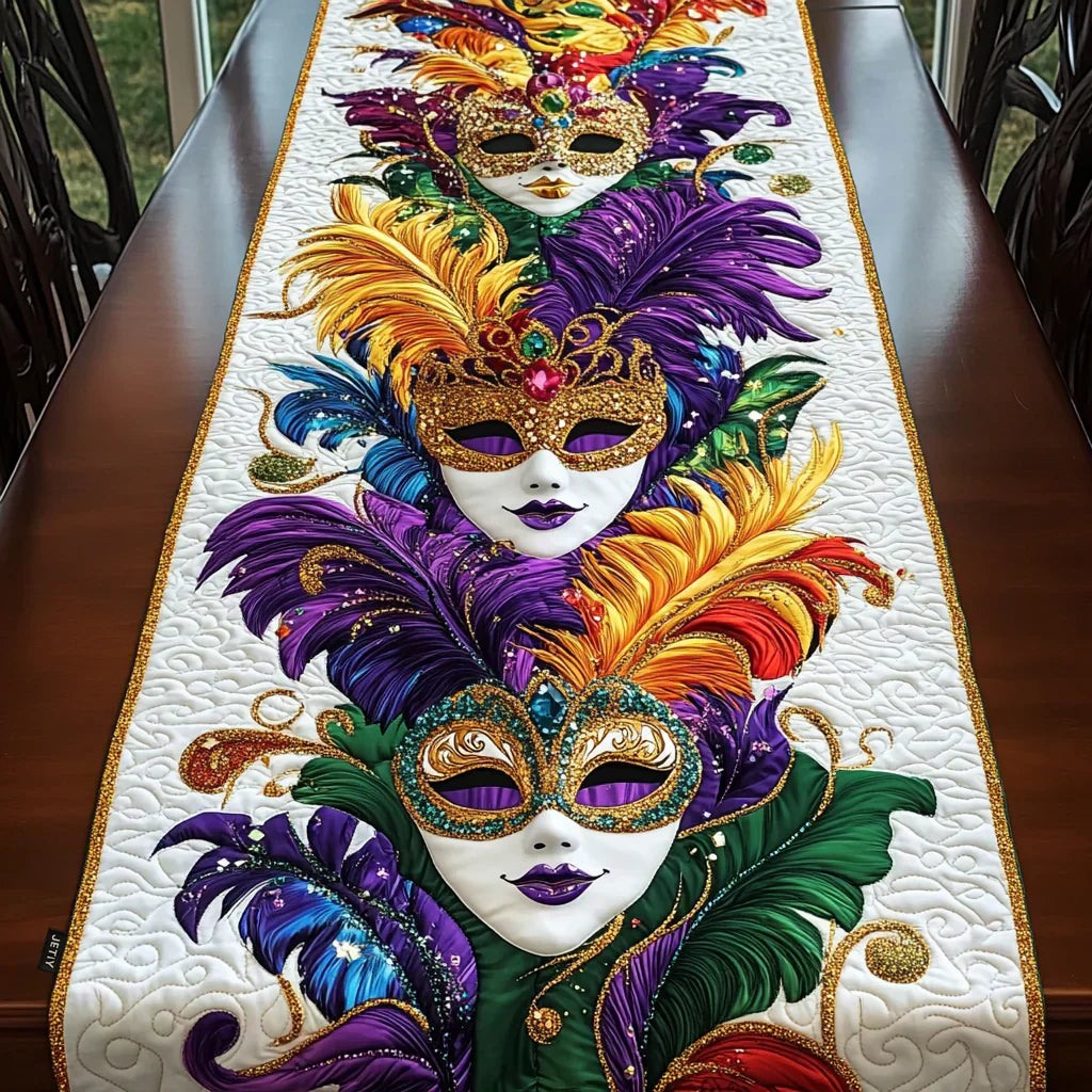 Asztali futó – Karnevals Masken