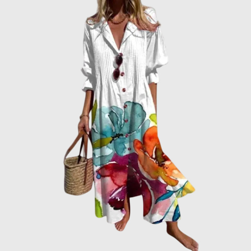 Zariah | Elegáns Bohém Maxi Ruha
