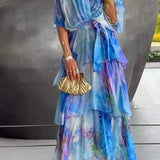 Cassia – Elegáns Chiffon Ruha