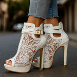 Liliána | Elegáns csipkés pumps
