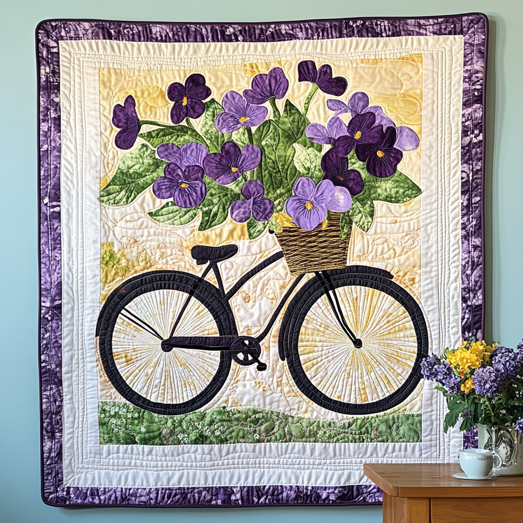 Művészi falikárpit – Blooming Ride