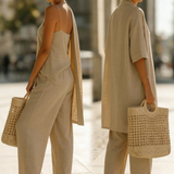 Isabella | Effortless Linen-Cotton Three-Piece Set