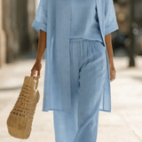 Isabella | Effortless Linen-Cotton Three-Piece Set