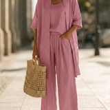 Isabella | Effortless Linen-Cotton Three-Piece Set