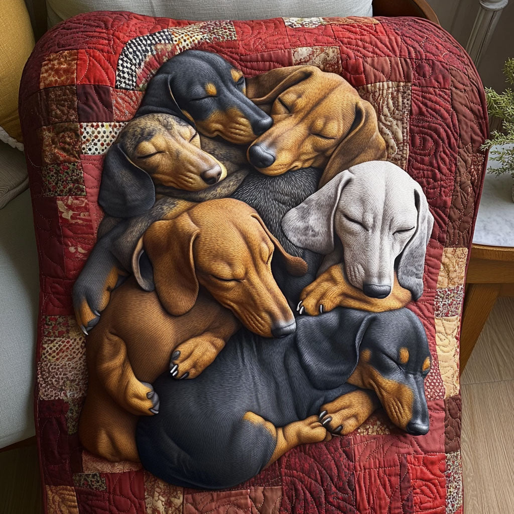 Steppelt ágytakaró – Dachshund öröm