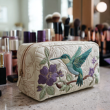 Steppelt kozmetikai táska – Kolibris és virágok