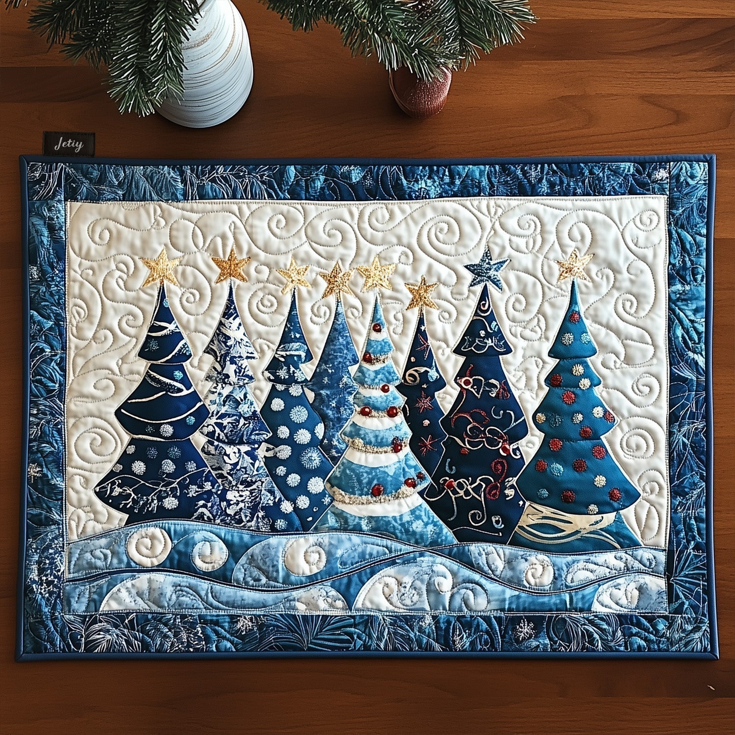 Steppelt tálalóalátét – Varázslatos Weihnachtsfest