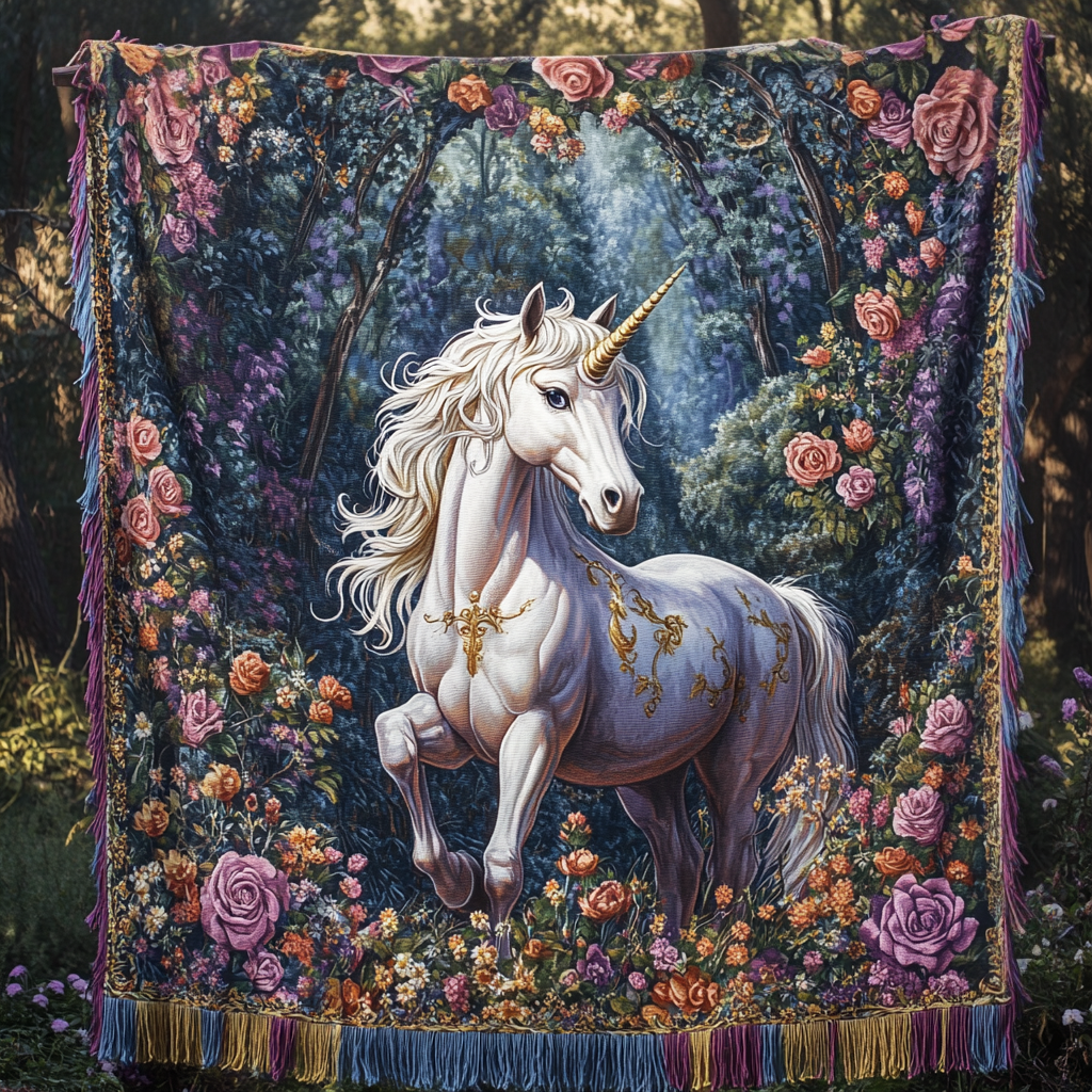Szőtt takaró – Einhorn holdfény