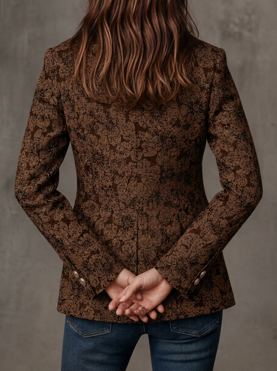Vica | Jacquard Blézer Paisley Mintával