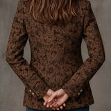 Vica | Jacquard Blézer Paisley Mintával